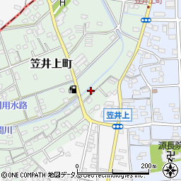 静岡県浜松市中央区笠井上町471周辺の地図