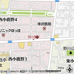 オリエント楽器牛川センター周辺の地図