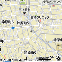兵庫県伊丹市鈴原町5丁目61周辺の地図