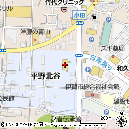 三重日産自動車上野城北店周辺の地図