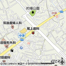 兵庫県加古川市加古川町中津540-2周辺の地図