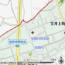 静岡県浜松市中央区笠井上町371周辺の地図