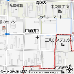 中谷産業株式会社伊丹事業所周辺の地図
