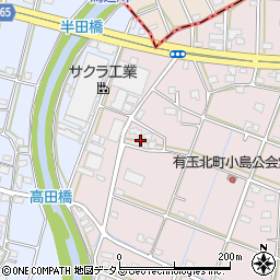 静岡県浜松市中央区有玉北町262周辺の地図