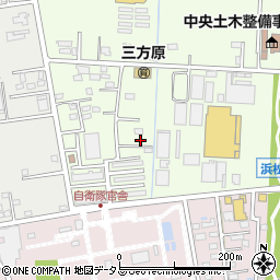 静岡県浜松市中央区東三方町14周辺の地図