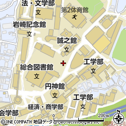 関西大学　千里山キャンパス周辺の地図