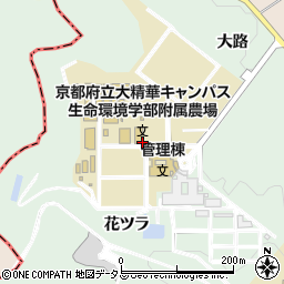 京都府農業資源研究センター　応用研究部周辺の地図