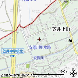 静岡県浜松市中央区笠井上町381周辺の地図