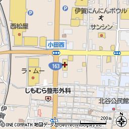 オートバックス上野店周辺の地図