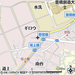 愛知県豊橋市牛川町北台周辺の地図