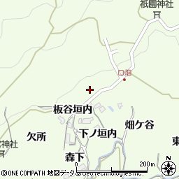 京都府木津川市加茂町例幣（板谷垣内）周辺の地図