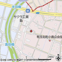 静岡県浜松市中央区有玉北町265周辺の地図