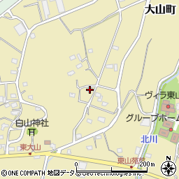 静岡県浜松市中央区大山町2745周辺の地図