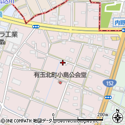 静岡県浜松市中央区有玉北町164周辺の地図