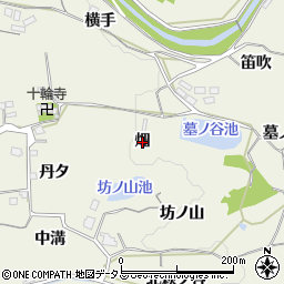京都府木津川市山城町平尾（畑）周辺の地図