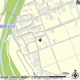 静岡県掛川市各和1401周辺の地図