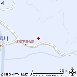 島根県浜田市弥栄町長安本郷周辺の地図