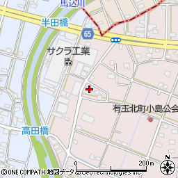 静岡県浜松市中央区有玉北町268周辺の地図