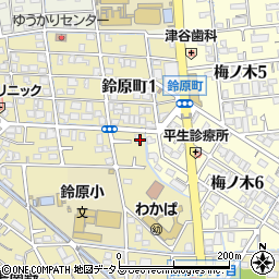 兵庫県伊丹市鈴原町1丁目35周辺の地図