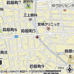 兵庫県伊丹市鈴原町5丁目46周辺の地図