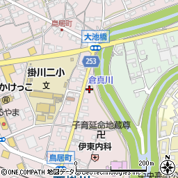 静岡県掛川市大池1018周辺の地図