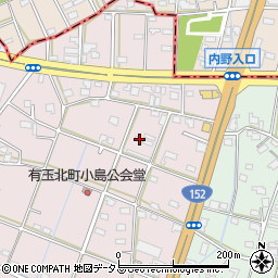 静岡県浜松市中央区有玉北町108周辺の地図