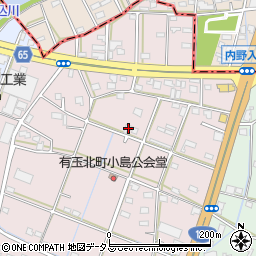 静岡県浜松市中央区有玉北町121周辺の地図