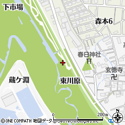 兵庫県伊丹市口酒井東川原周辺の地図