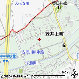 静岡県浜松市中央区笠井上町310周辺の地図