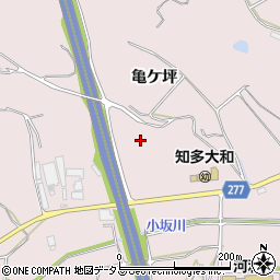 愛知県知多郡美浜町河和亀ケ坪周辺の地図