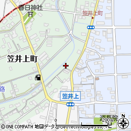 静岡県浜松市中央区笠井上町481周辺の地図
