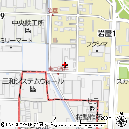兵庫県伊丹市口酒井六ノ坪周辺の地図