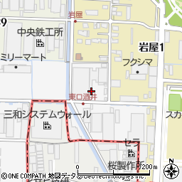 兵庫県伊丹市口酒井（六ノ坪）周辺の地図