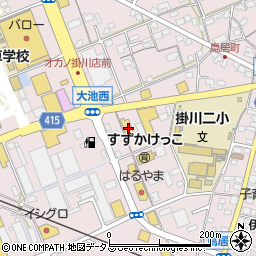 静岡県掛川市大池2898周辺の地図