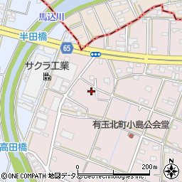静岡県浜松市中央区有玉北町157周辺の地図