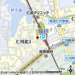 川上診療所周辺の地図