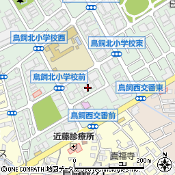龍喜飯店鳥飼工場周辺の地図