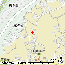 静岡県浜松市中央区大山町2457周辺の地図