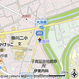静岡県掛川市大池1021周辺の地図