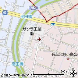 静岡県浜松市中央区有玉北町152周辺の地図