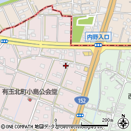 静岡県浜松市中央区有玉北町113周辺の地図