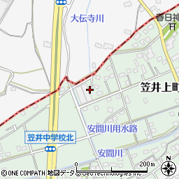 静岡県浜松市中央区笠井上町359周辺の地図