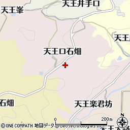 京都府京田辺市天王口石畑59周辺の地図