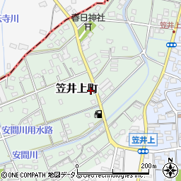 静岡県浜松市中央区笠井上町298周辺の地図