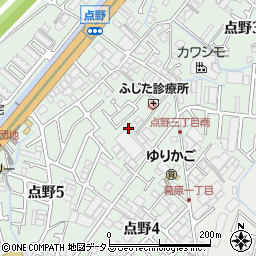 大阪府寝屋川市点野5丁目2周辺の地図