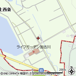 兵庫県加古川市八幡町上西条1362周辺の地図