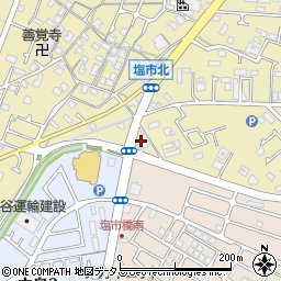協働工業本社米田工場周辺の地図