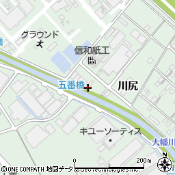 岸萬塗装株式会社吉田工場周辺の地図
