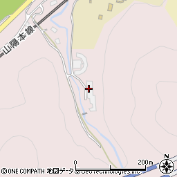 岡山白陵高等学校　高等、中学校寮周辺の地図