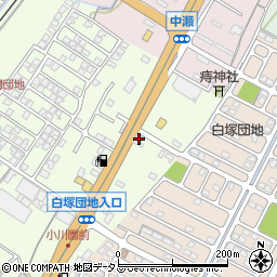 三甲株式会社　名古屋支店津営業所周辺の地図